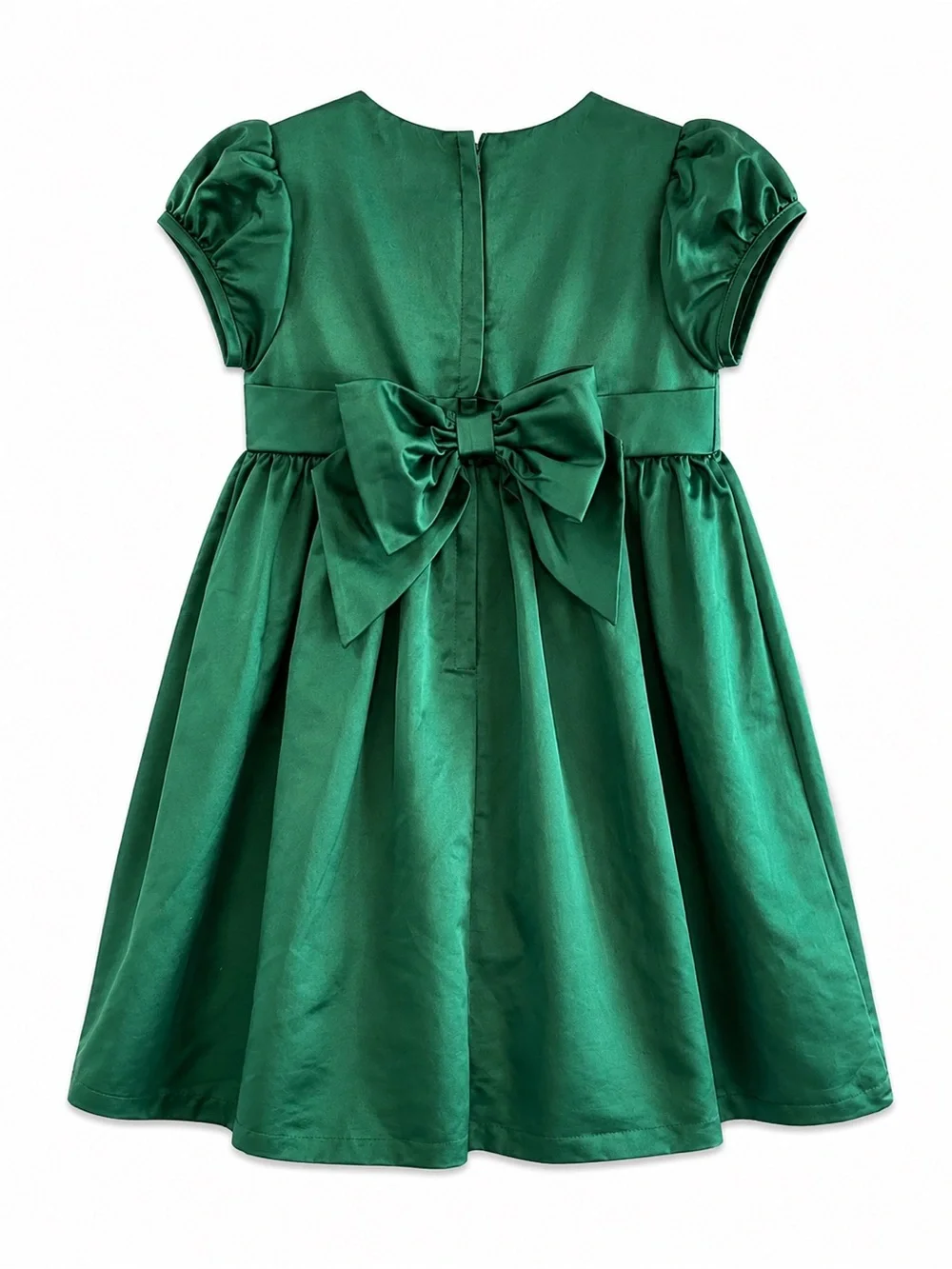 Gymboree Girls Size 7 Emerald Green Satin Holiday Christmas Dress NWT